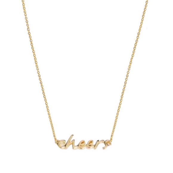 kate spade Jewelry - KATE SPADE • “Glass Half Full” Cheers Necklace